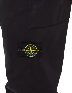 Stretch Cotton Twill Straight Leg Trousers