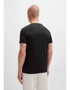 Stretch-Jersey T-Shirt with Reflective Logo