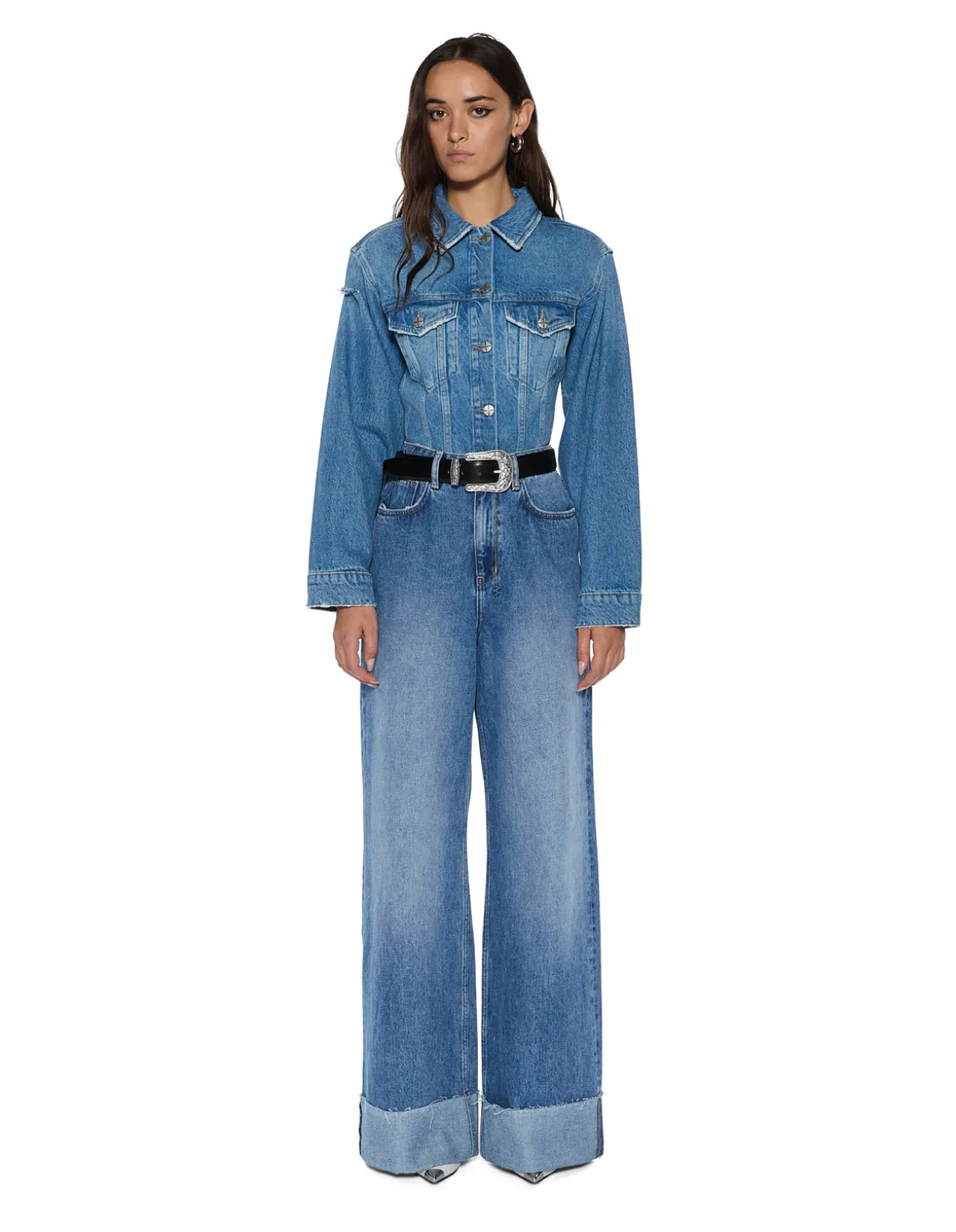 Strider Cuff Original High Rise Wide Leg Jeans