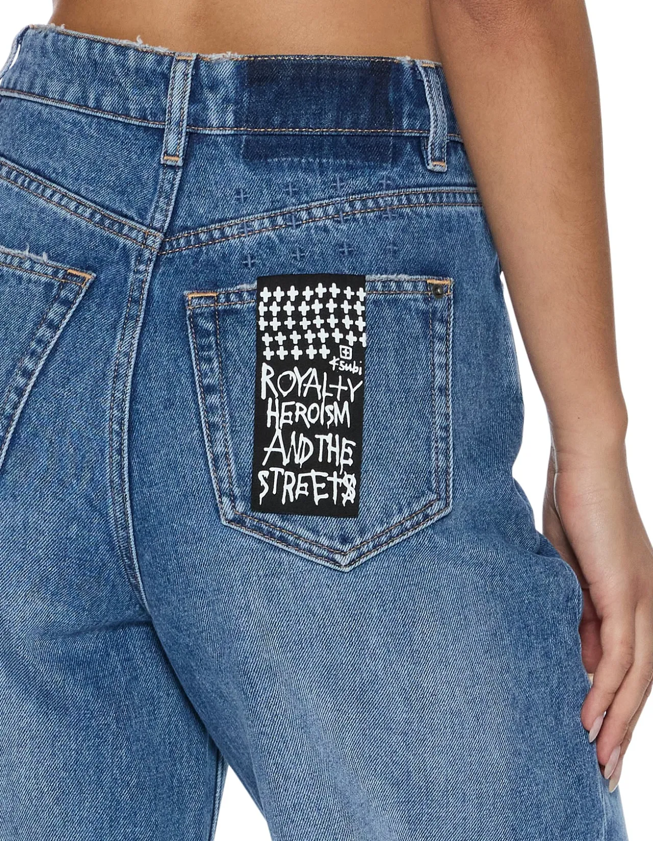 Strider Cuff Original High Rise Wide Leg Jeans