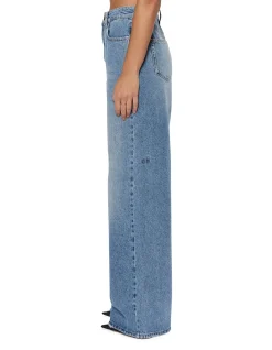 Strider High Rise Wide Leg Denim Jeans