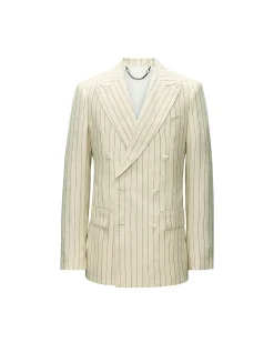 STRIPED DB SUIT JACKET