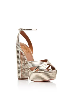 Sundance Open Toe Platform Heel 140
