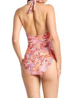 Sundance Bar Halter One Piece Swimsuit