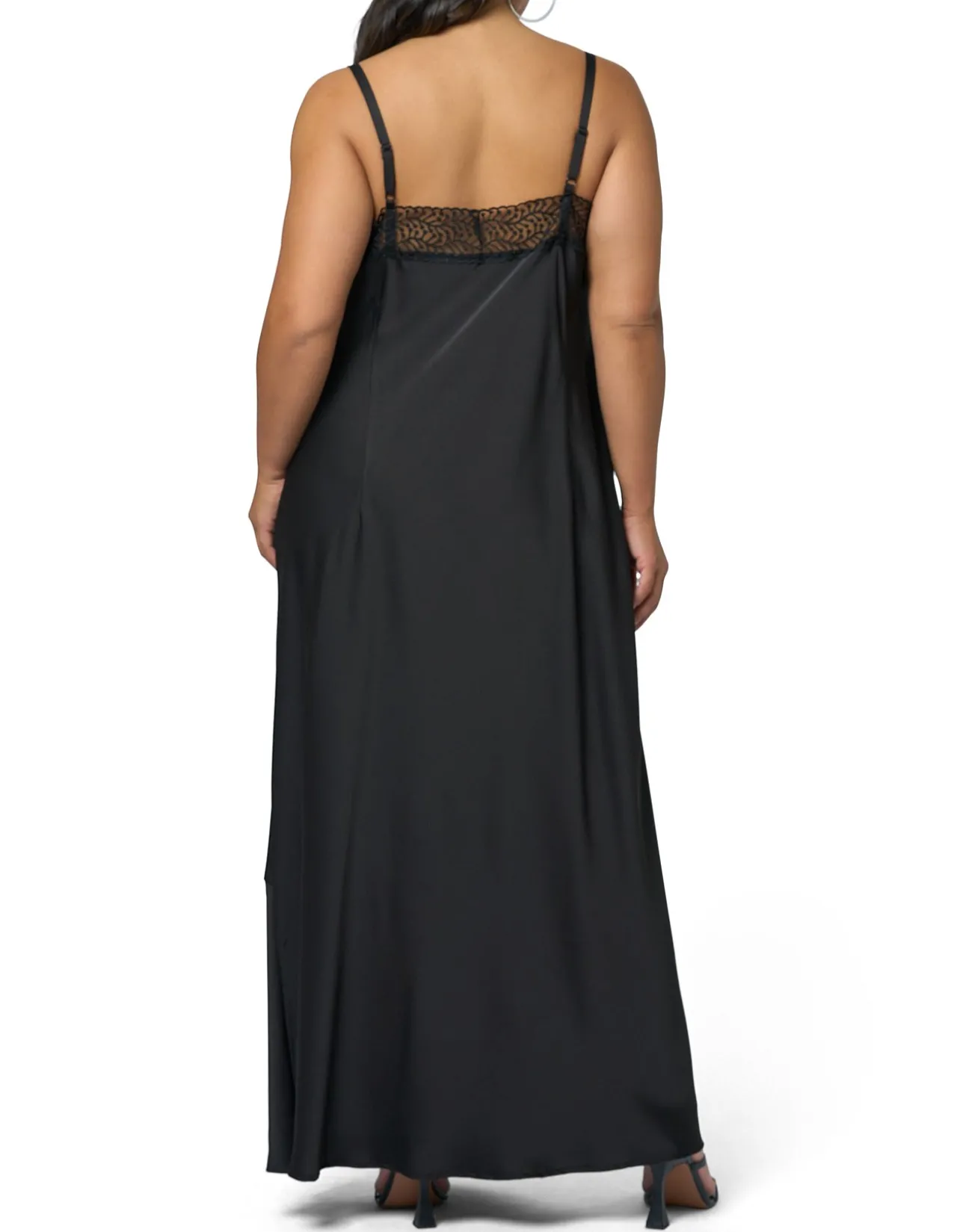 SUNDAY IN THE CITY - VORTEX MAXI SLIP DRESS