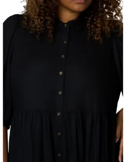 SUNDAY IN THE CITY-WILD HALO MIDI SHIRT DRESS