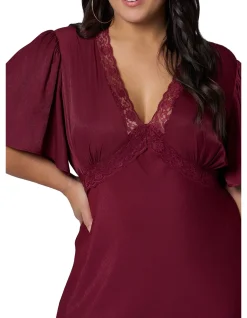 SUNDAY IN THE CITY-ELECTRIC GUITARS MAXI DRESS