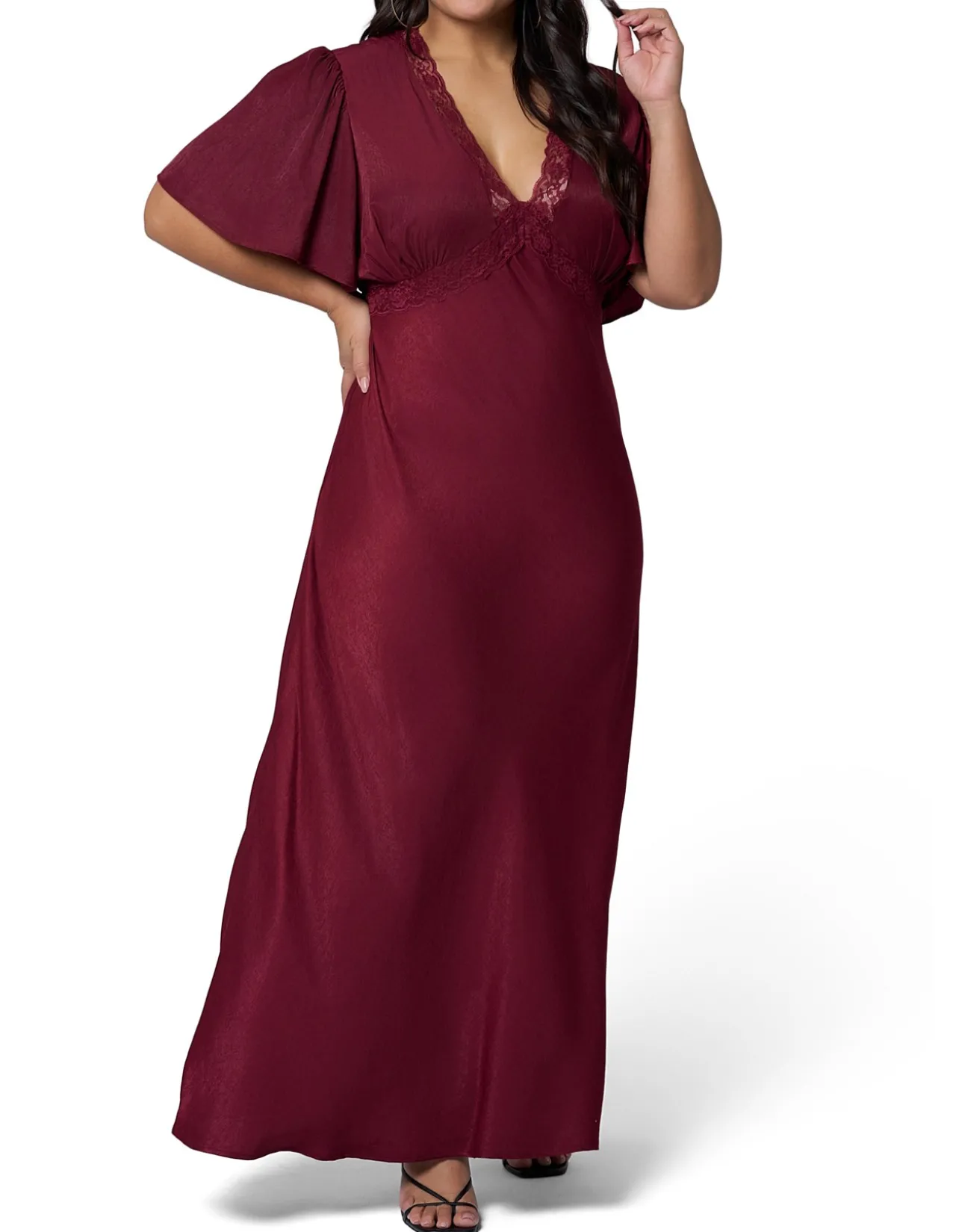 SUNDAY IN THE CITY-ELECTRIC GUITARS MAXI DRESS