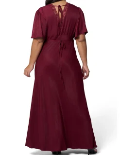 SUNDAY IN THE CITY-ELECTRIC GUITARS MAXI DRESS