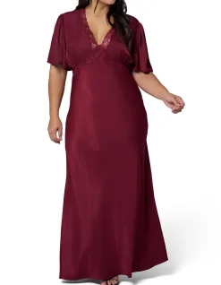 SUNDAY IN THE CITY-ELECTRIC GUITARS MAXI DRESS