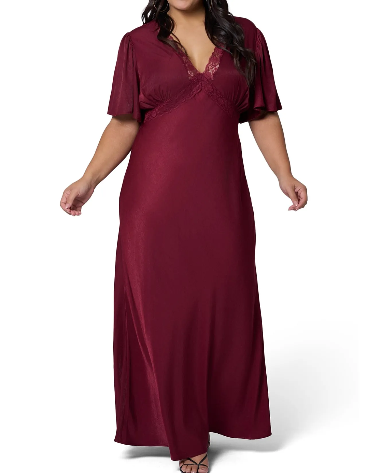SUNDAY IN THE CITY-ELECTRIC GUITARS MAXI DRESS