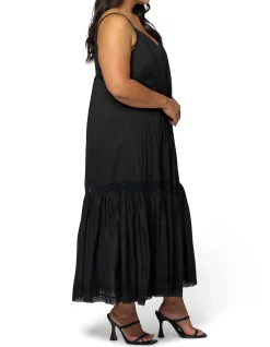 SUNDAY IN THE CITY - ELIZABETH EMBROIDERED MAXI DRESS