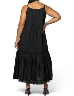 SUNDAY IN THE CITY - ELIZABETH EMBROIDERED MAXI DRESS