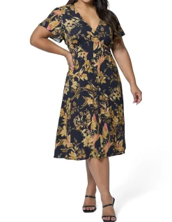 SUNDAY IN THE CITY - NIGHT RIOT MIDI DRESS