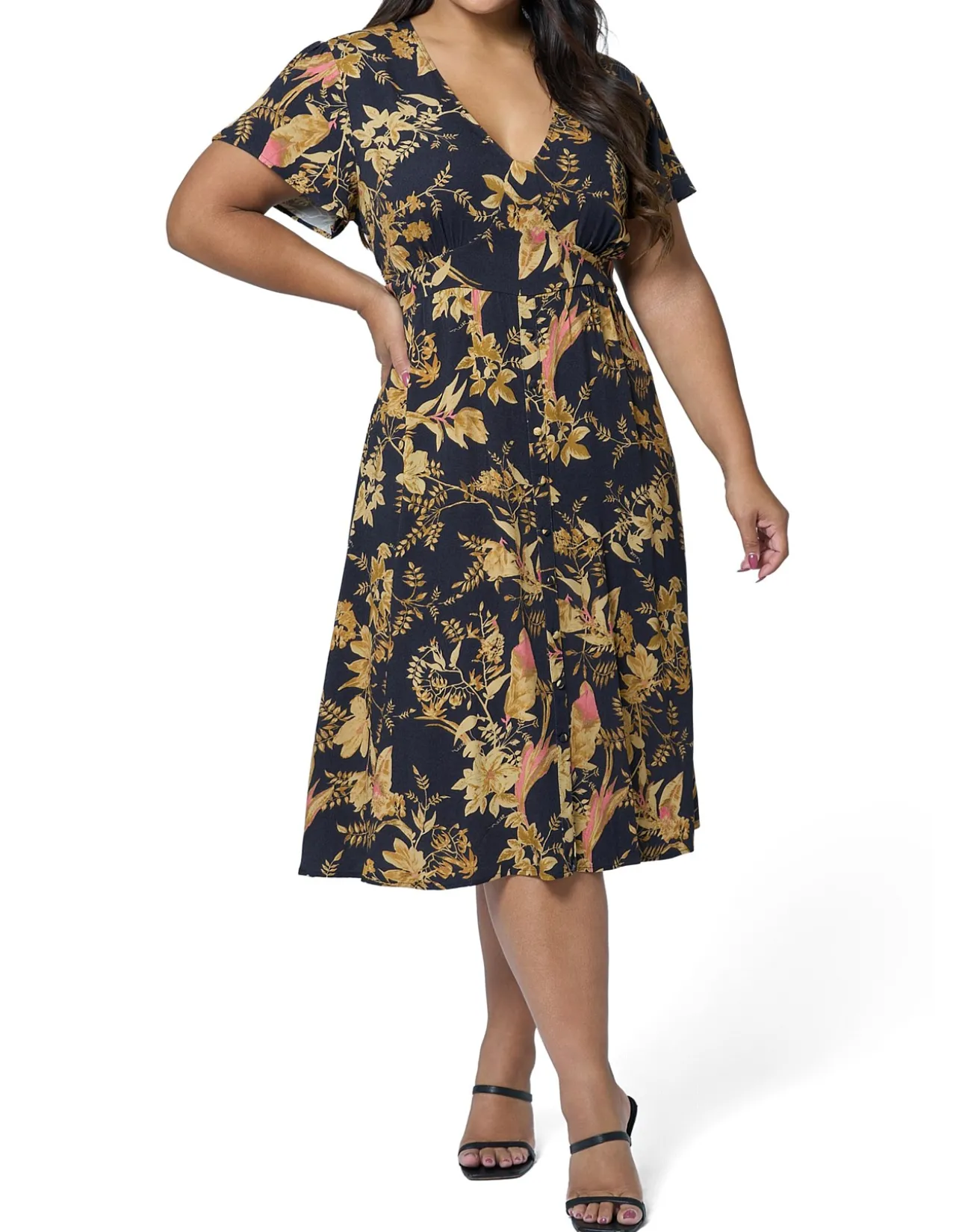 SUNDAY IN THE CITY - NIGHT RIOT MIDI DRESS