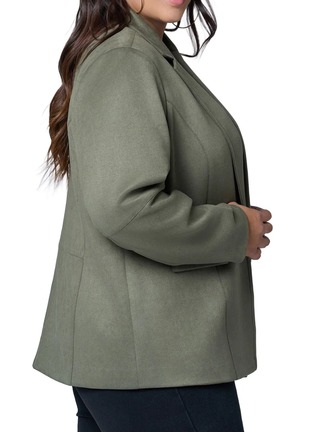 SUNDAY IN THE CITY-SHADE SUEDE BLAZER