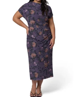SUNDAY IN THE CITY-WILD GRACE MIDI DRESS
