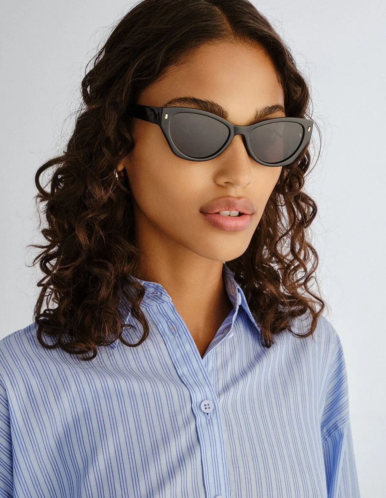 SWANBOURNE BLACK CAT-EYE SUNGLASSES