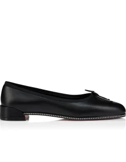 SWEETIE STRASS FLAT NAPPA/GG/LIN BLACK/LIN BLACK