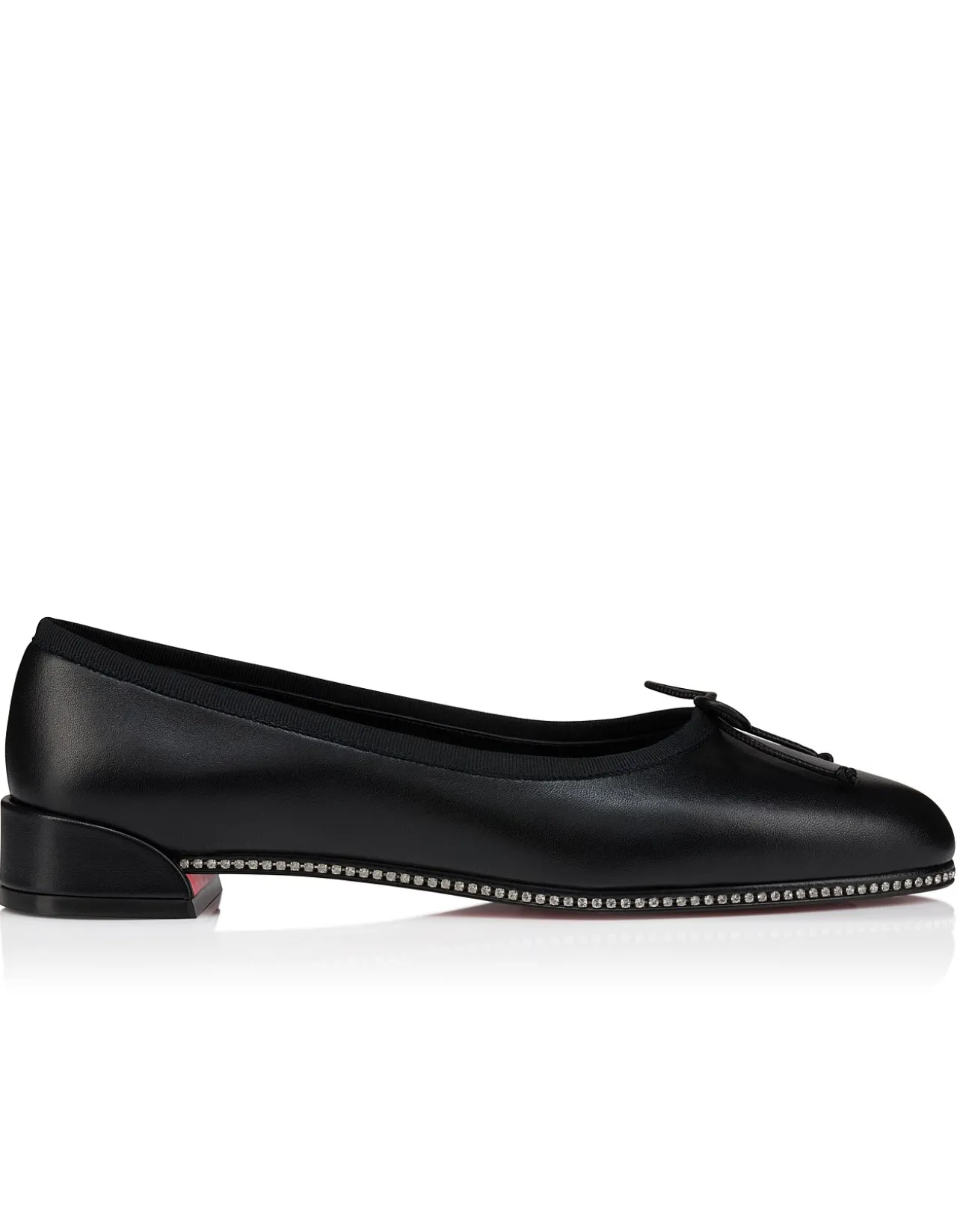 SWEETIE STRASS FLAT NAPPA/GG/LIN BLACK/LIN BLACK