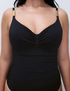SWIM ICON COVERING UNDERWIRE ONE PIECE SWIMSUIT