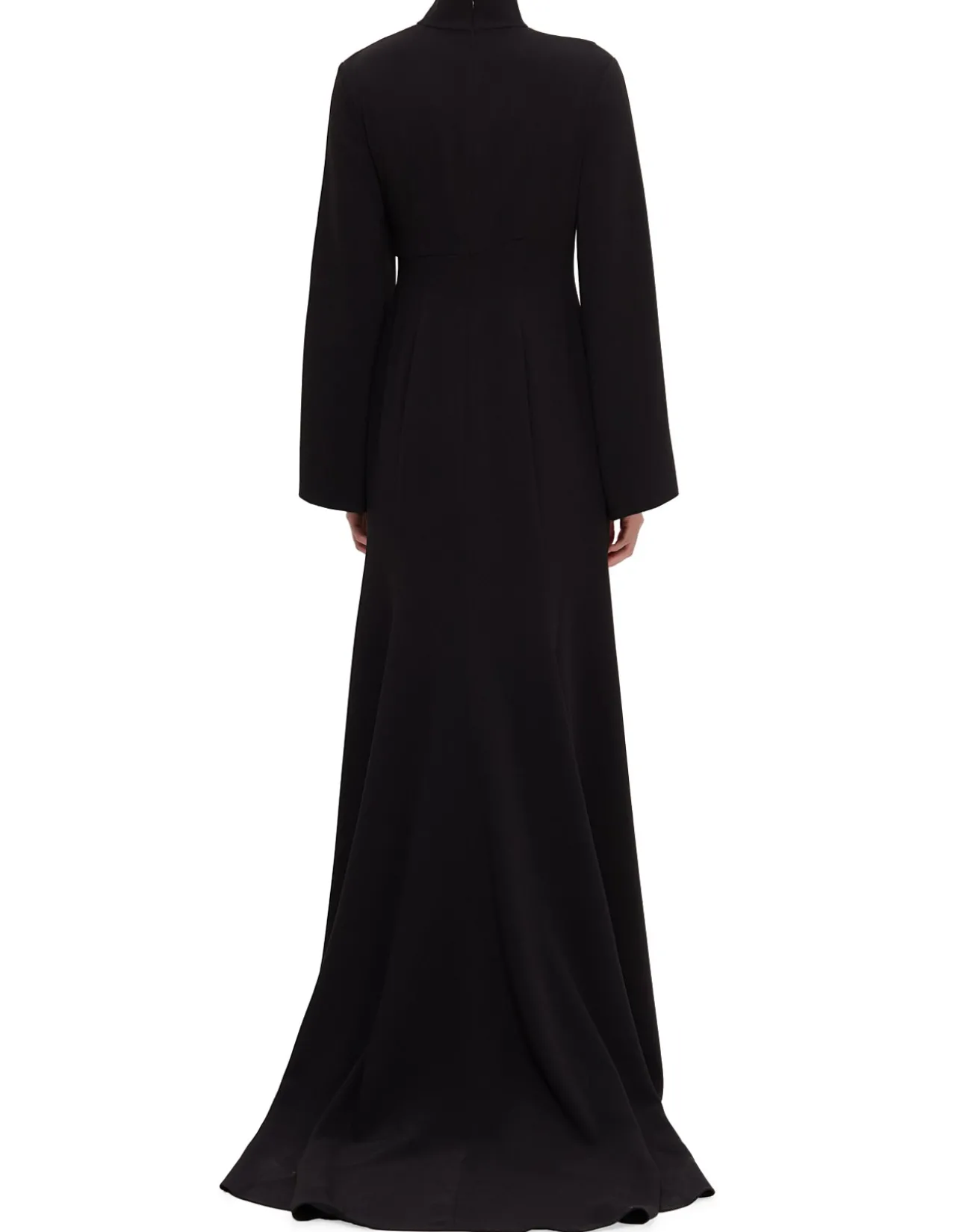 SWINTON MOCK NECK LS MAXI DRESS