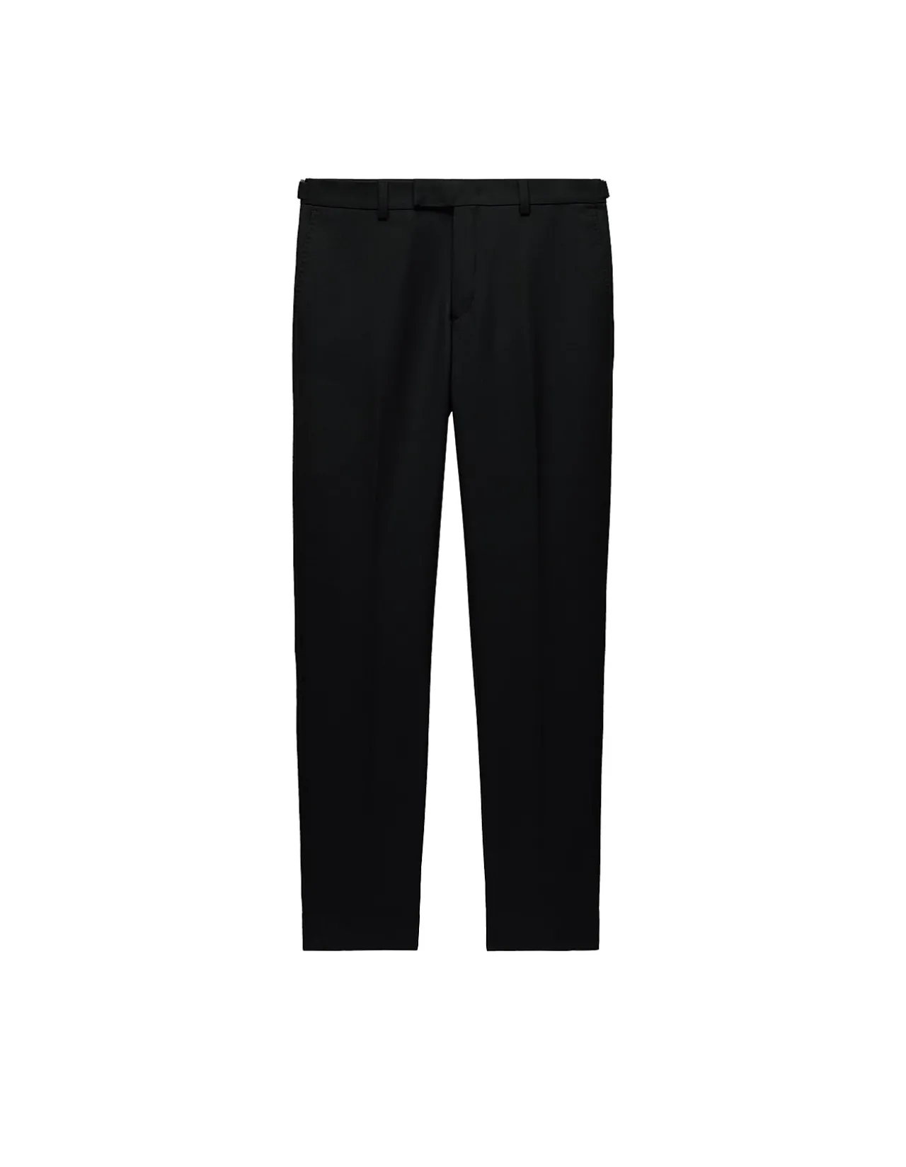 TAB DETAIL WOOL PANTS