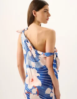 Tabitha Ipanema One Shoulder Satin Maxi Dress