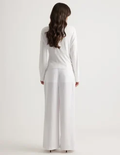 TAHLIA CINCHED LONG SLEEVE TOP