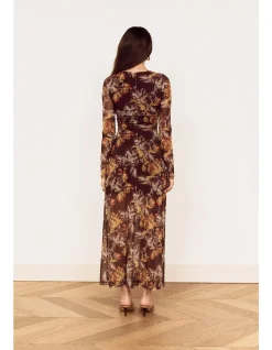 Tahlia Mesh Midi Dress