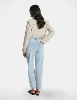Tahni High Rise Wide Leg Cropped Jeans