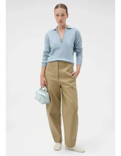 Tailored Curved Leg Pant