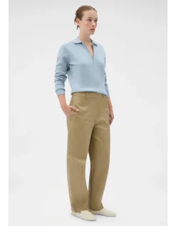 Tailored Curved Leg Pant