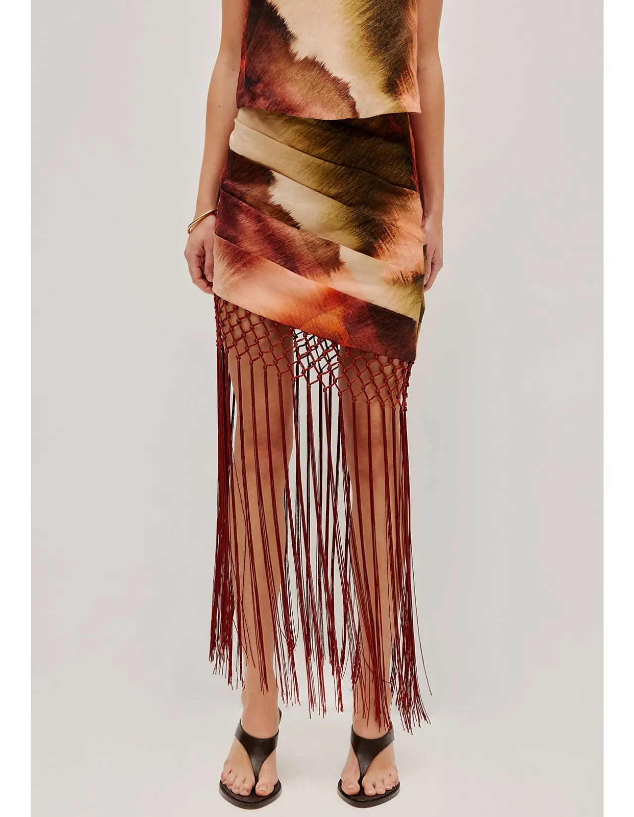 Talea Fringe Skirt