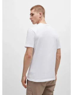 Tales Relaxed Fit Cotton Jersey T-shirt White