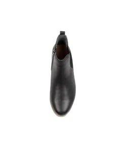 Talia XF Black Leather Chelsea Boots
