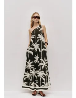 Tansia One Shoulder Maxi Dress