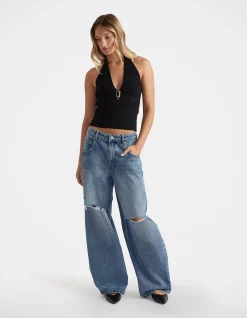 TARA METAL DETAIL HALTER TANK