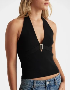 TARA METAL DETAIL HALTER TANK