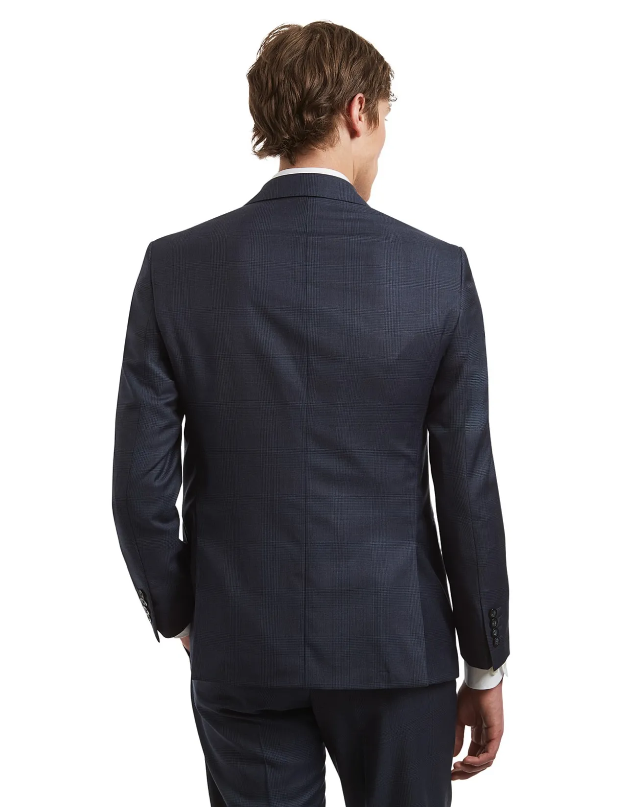 TB POW CHECK NOTCH LAPEL JACKET