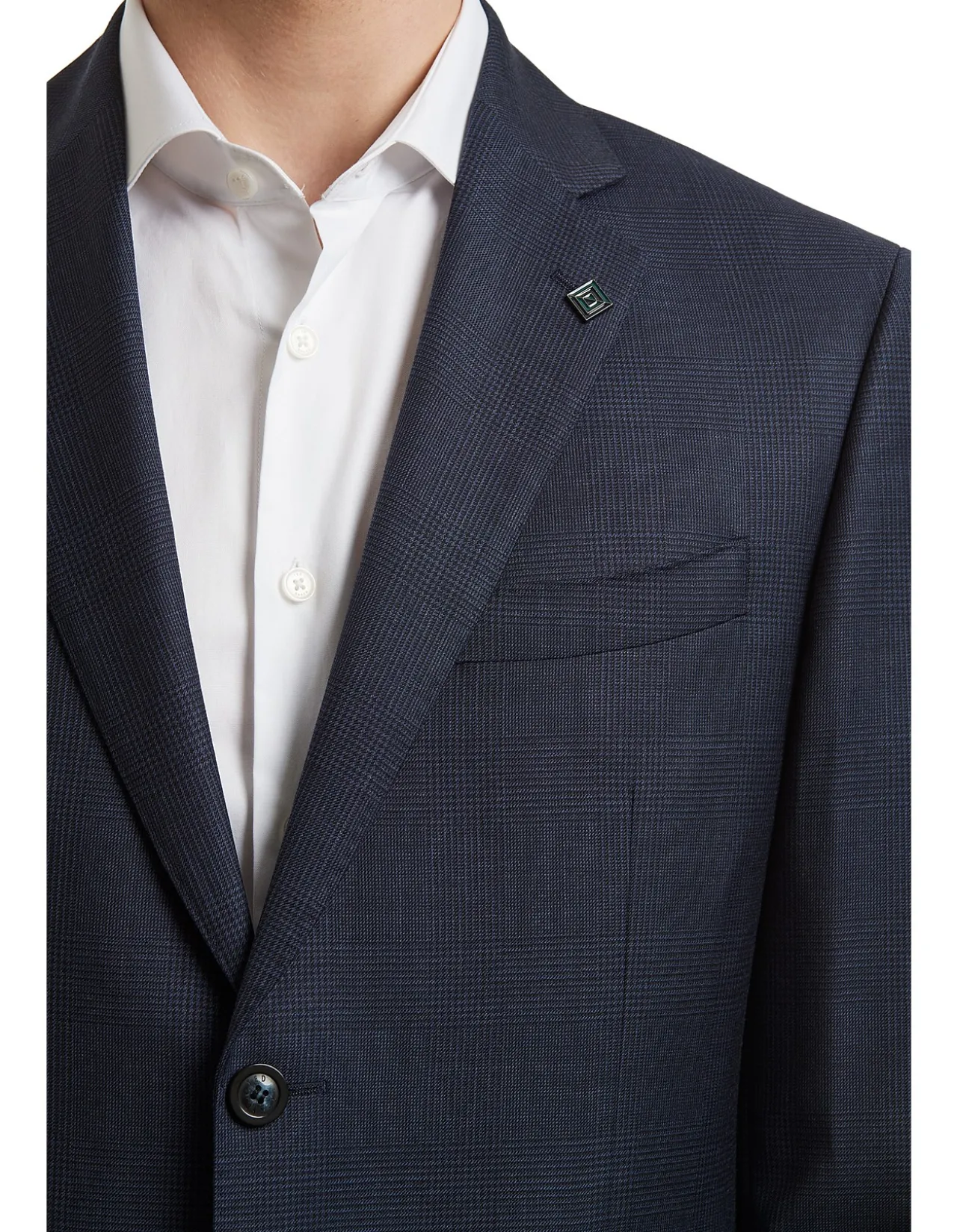 TB POW CHECK NOTCH LAPEL JACKET