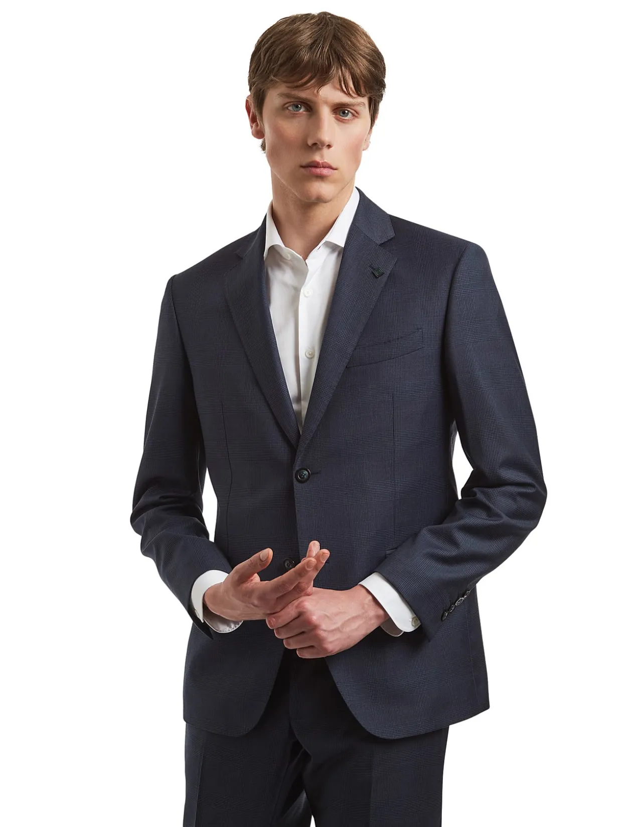 TB POW CHECK NOTCH LAPEL JACKET