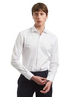 TB COTTON REGULAR CUFF SHIRT
