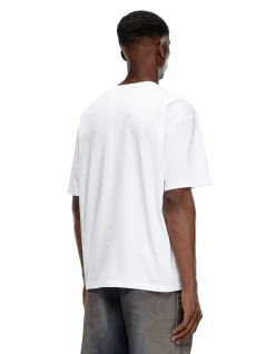 T-Boxt-Div Embroidered Logo T-Shirt White