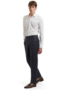 TB POW CHECK FLAT FRONT TROUSER