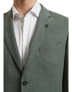 TB TEXTURED NOTCH LAPEL SPORTS JACKET