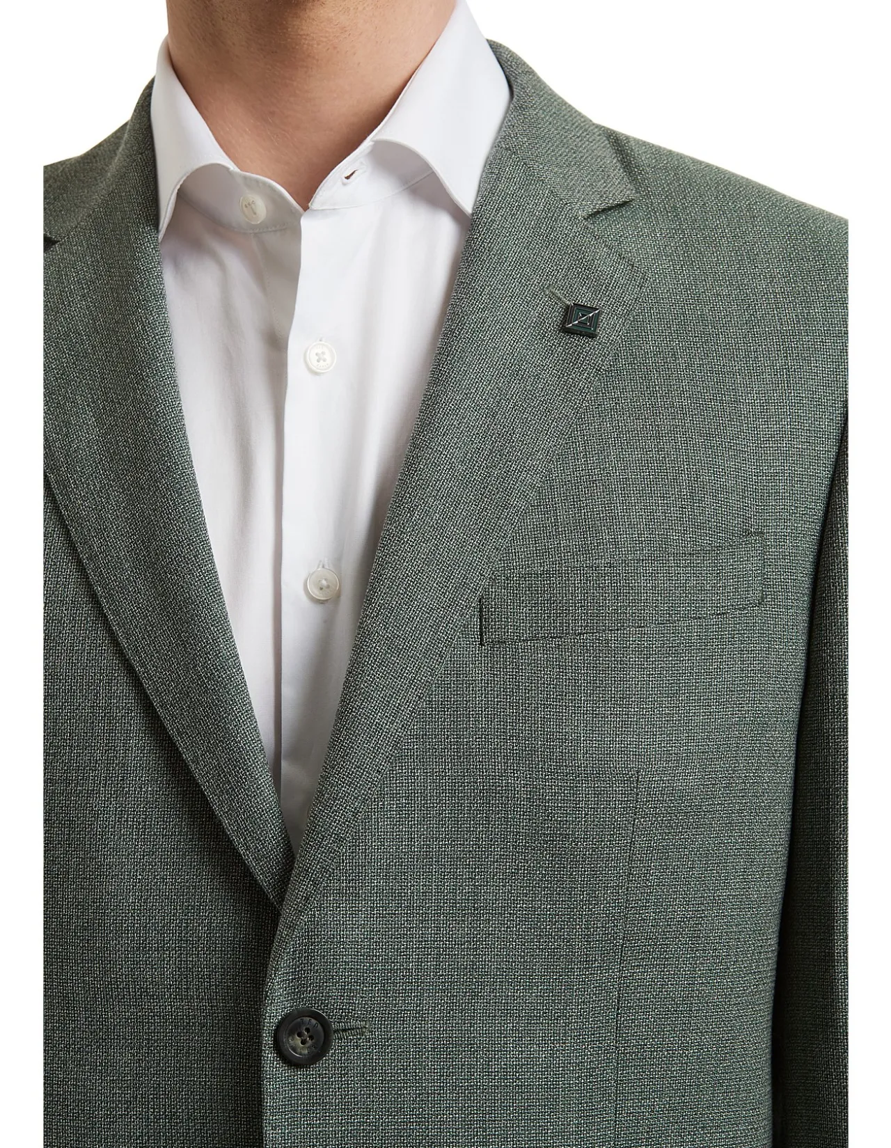 TB TEXTURED NOTCH LAPEL SPORTS JACKET