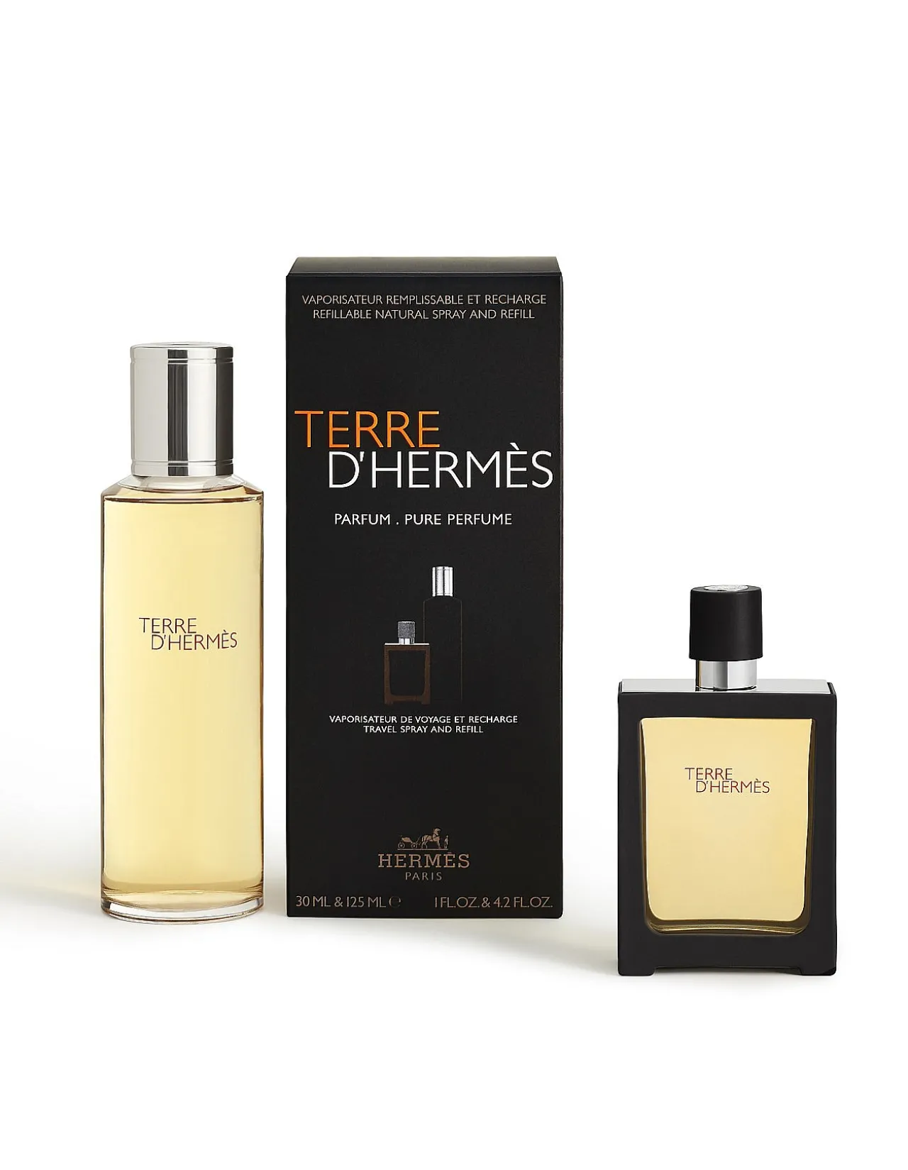 Terre D'Hermes Pure Perfume 30ml +Refill 125ml