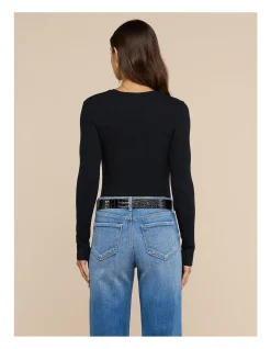 TESS LONG SLEEVE CREW NECK TEE