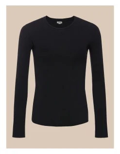 TESS LONG SLEEVE CREW NECK TEE